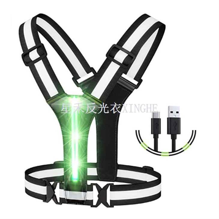 Hi Vis LED öryggisfatabelti