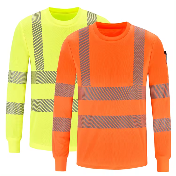 Hi Vis pólóskyrtur með vasa